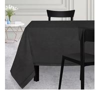 Nappe carrée 180x180 cm VENISE noir, par Soleil d'Ocre