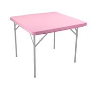 Nappe carrée - 86,4 x 86,4 cm - Tissu extensible pour salle à manger, mariage, fête et pique-nique, cuisine, salon et camping