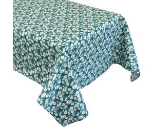 Nappe carrée enduit 80x80 cm ASTER bleu Pétrole