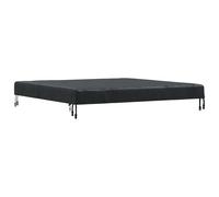 Nappe carrée imperméable 142x142x15 cm avec sac de transport noire | Tissu imperméable, nettoyage facile chiffon humide, design uni moderne, intérieur extérieur, sac inclus