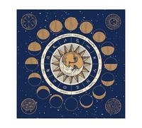 Nappe carrée Tarot autel Tissu Tapis de jeu Astrologique Holder Oracle Couvertures de table Tapis de cartes Nappe de table Divine Nappe