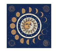 Nappe carrée Tarot autel Tissu Tapis de jeu Astrologique Holder Oracle Couvertures de table Tapis de cartes Nappe de table Divine Nappe