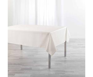 Nappe Chambray Enduite "Newton" 140x250cm Crème