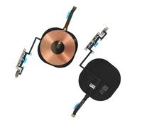 Nappe Charge Induction Qi et Nappe boutons volume pour iPhone 11 Pro Max Noir