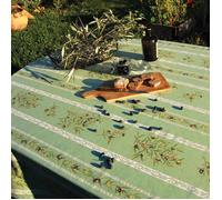 Nappe clos des oliviers vert coton 1m50x1m20