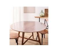 Nappe Cristal Ronde ""Garden"" 150cm Transparent