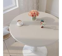 Nappe, Cuir Impermeable Nappe de Table, Nappe Ronde Pour Table de Salon, Nappe Lavable, Nappe Lavable Pour L'extérieur, La Terrasse, La Cuisine et La Salle à Manger(Size:110CM,Color:M)