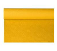 Nappe damassée, (l)1,2 x (L)8 m, jaune