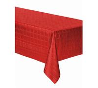 Nappe damassée rouge