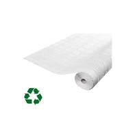 Nappe damassée - SMIFFY'S - 1.20m x 50m - Couleur blanche - Haute qualité - Idéale pour événements