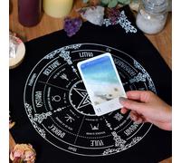 Nappe d'autel roue de l'année wicca