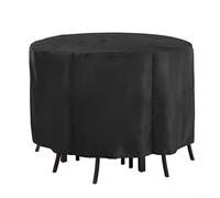 Nappe de bar de terrasse, résistante aux intempéries avec ajustement sûr, tissu Oxford 210D pour protection extérieure toute l'année, 185 x 110 cm
