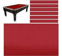 Nappe de Billard avec Coussins et Bandes de Feutre pour Table de Billard, 2,1 m, 2,4 m, 2,7 m, 3 m, 4 m, 5 m, 6 m, 7 m, 8 m, 9 m, 10 m, 12 m, 14 m, 16 m, 18 m, 20 m, 22 m, 24 m, 25 m, 30 m,
