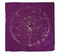 Nappe De Cartes De Tarot 49x49cm, Flanelle, Figure Géométrique, Divination, Tissu D'autel, Jeux De Société, Fournitures De Tapis De Runes