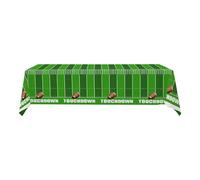 Nappe de football | 137,2 x 274,3 cm | Protection de table imperméable | Décorations de football jetables pour décorations de super-Bowl et décorations de hayon de jeu