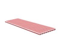 Nappe de pique-nique avec design élastique - Grille rouge et blanche - Protection pour extérieur, salle à manger, barbecue, camping, terrasse