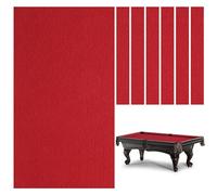 Nappe de Piscine de 7 Pieds/8 Pieds/9 Pieds, Nappe Noire 8, Ensemble de Tapis de Table de Billard, Nappe de Piscine Professionnelle, Coussin de Nappe en Feutre, adapté aux Accessoires de Nappe de pi