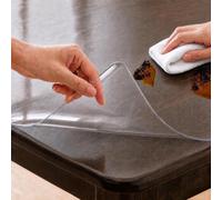 Nappe de protection en PVC transparent 40 x 150 cm | 3 mm Transparent Imperméable Résistant à l'Huile Nappe en Plastique pour Table Maison Cuisine Salle à Manger Picnic
