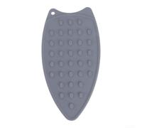 Nappe de Repassage Antidérapante pour Table Noire(Grey) | Silicone , résiste à 200°C, protège les meubles, pour surface lisse, trou pour accrocher