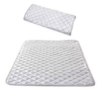 Nappe de Repassage Isolante Couverture de Repassage à la Vapeur Coton Tapis De Repassage Argent 48 * 85 cm（1 pcs）