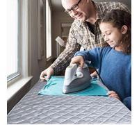Nappe de Repassage Isolante Couverture de Repassage à la Vapeur Coton Tapis sur Table Portable pour Lave-Linge Sèche-Linge Vo