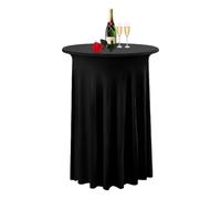 Nappe de Table à Cocktail - Slaget Round High Top Cover, Stylish Spandex Protector | Lynx Pour Événements Décoratifs, Tissu Pour Meubles Durables, Solution Parfaite Pour La Salle À Manger Pour Banchet