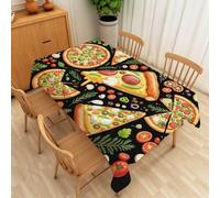 Nappe de Table Carrée 90x90 cm Motif Pizza