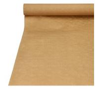 Nappe de table damassée, (l)1,0 x (L)25 m, naturel