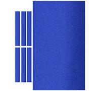 Nappe De Table De Billard Coussin De Table Tissu De Table De Billard Professionnel Feutre Doux sans Boulochage Tissu De Billard 7 Pieds / 8 Pieds / 9 Pieds avec Emballage Latéral, Blue, 9ft