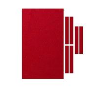 Nappe de table de billard XHXseller, accessoires de billard, nylon et fibre douce, rouge, 2,8 + 1 m / 2,8 m