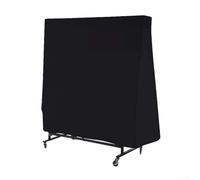 Nappe de table de pong robuste en toile polyester 420D avec revêtement en PVC résistant aux intempéries, à la poussière, à l'eau, protection solaire avec boucles et sangles pour pliage standard