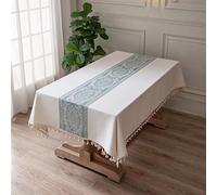 Nappe de Table Décoration de Table de La Fête, Nappe Rectangulaire Antitache, Nappe Halloween Decoration, Nappe Effet Lin Nappe Lavable pour Décoration de Table (C 140x160cm)