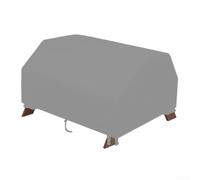 Nappe de table d'extérieur pour enfants, protection imperméable pour activités 3 en 1 avec sable et eau avec design réglable et ventilé (gris)