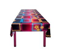 Nappe de table disco - BOLAND - Modèle Disco - Multicolore - Rectangulaire - 180 x 130 cm - Plastique