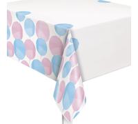 Nappe de Table en Plastique Multicolore résistante aux déversements et Design Audacieux - Parfaite pour Votre Grande Surprise - 137 cm x 213 cm