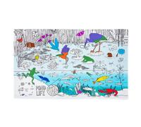 Nappe de table enfant - La vie de l'étang Eat Sleep Doodle Bleu 130x85 cm