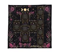 Nappe de table pour autels, cartes de divination, nappe, carte de lecture, tarots, nappe facile à utiliser, nappe de table spirituelle