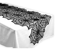 Nappe de Table pour Halloween - Toile d'araignée - Décoration - Dentelle gothiquetelle Gothique