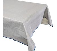 Nappe de table rectangulaire 140x180cm antitaches NAMASTE denim