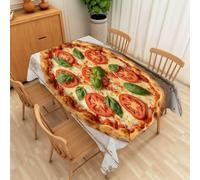 Nappe de Table Rectangulaire 140x220 cm, Motif Motif Pizza