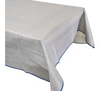 Nappe de table rectangulaire 140x220cm antitaches NAMASTE denim