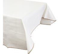 Nappe de table rectangulaire 140x220cm antitaches NAMASTE earl grey