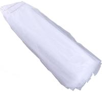 Nappe de table Tulle extensible doux et duveteux Chemin de table de mariage Jupe de table Décorations de table de mariage Blanc 183x75cm (6x2.5ft)
