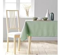 Nappe de Table XXL 140 x 300 cm - Polyester Uni - Teinte Sauge Élégante