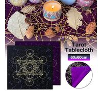 Nappe De Tarot À Grille En Cristal, Nouvelle Collection, Astrologie, Cartes De Divination, Pour Les Magiciens, Jeux De Société Quotidiens