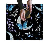 Nappe de tarot - Nappe de table carrée délicate avec et lune | tapis de tarot spirituel, nappe pour chambre, bar, maison, décoration murale, chiffons d'âge, carte, table, Wan