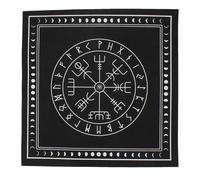 Nappe De Tarot Non Tissée 50x50cm, Couverture De Table, Textile De Jeu De Société, Couleur Noir/Violet, Vente En Gros
