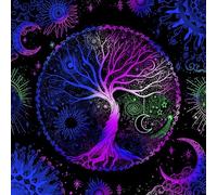 Nappe de tarot, tapis de jeu de société métaphysique, pendule, divination, nappe d'autel, tapis de jeu de société