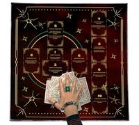 Nappe de tarots, carte de lecture, autels, tissu de divinations, nappe, tapisserie et fournitures de sorcellerie