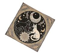 Nappe de tarots multifonction - Nappe de divination - Tapis de lecture - Jeu de société - Oracles - Tapis de cartes - Tapis de tarots - Nappe mystérieuse